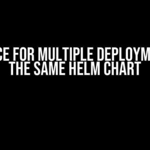 Guidance for Multiple Deployments of the same Helm Chart