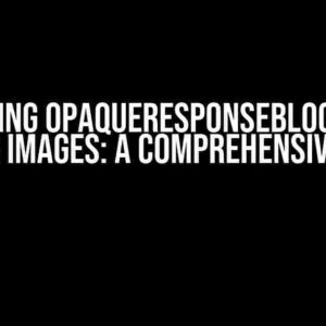 Mastering OpaqueResponseBlocking on Avatar Images: A Comprehensive Guide