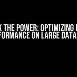 Unlock the Power: Optimizing pandas Performance on Large Datasets